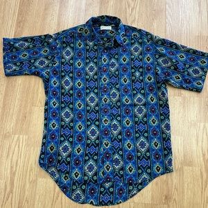 Bachrach Shirt Short Sleeves Sz M